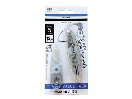 Tombow Mono Air 5 Refillable Correction Tape Value Pack 2s