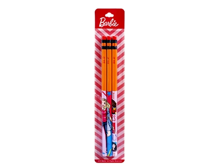 Mongol Pencil #2 in Barbie Character Wrap 3s