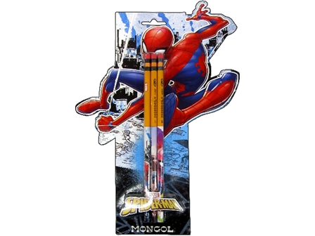 Mongol Pencil #2 in Spiderman Character Wrap 3s