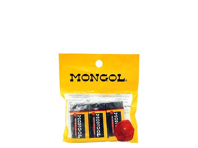 Mongol Eraser Small Black 3s
