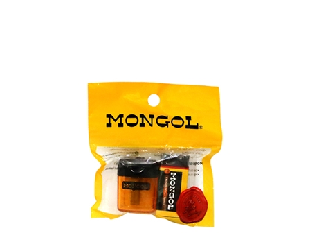 Mongol Jr Sharpener and Eraser Pack