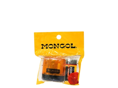 Mongol Twin Sharpener and Eraser Pack