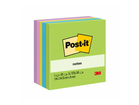 3M Post-it Sticky Notes 654-5AU Floral Fantasy 500s