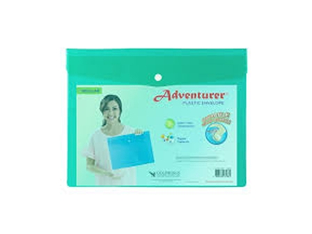 Adventurer Plastic Envelope E313S Assorted Letter