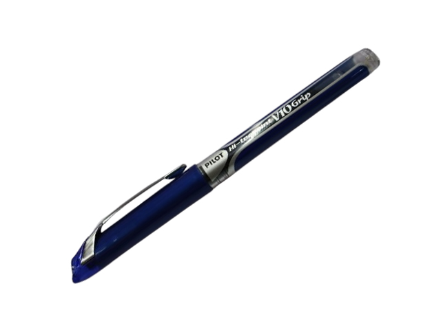Pilot V10 Grip Hi-Techpoint Rollerball Pen 1.0mm – Blue
