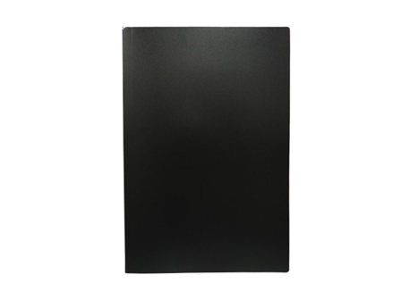 Pressboard Folder Black with Plastic Spine Legal