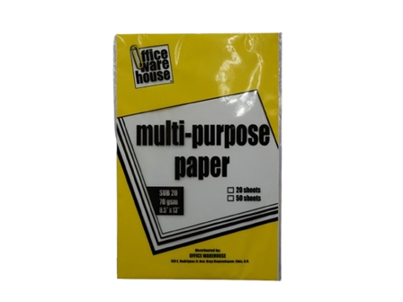 Multi-Purpose Typewriting Paper White Legal 20s