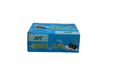 Joy Binder Clips Black 1 5/8