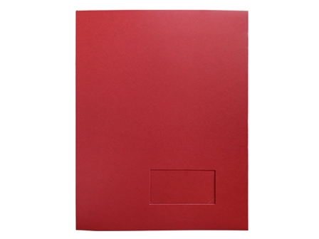 Star Paper Folder Presentation Red Letter