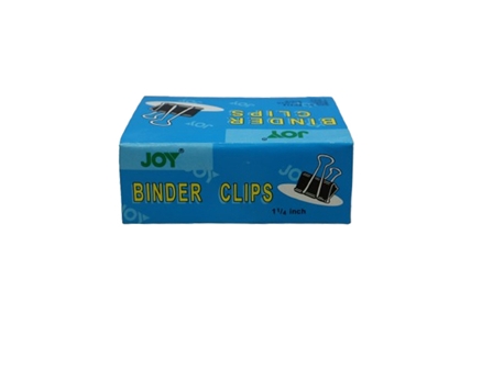 Joy Binder Clips Black 1 1/4