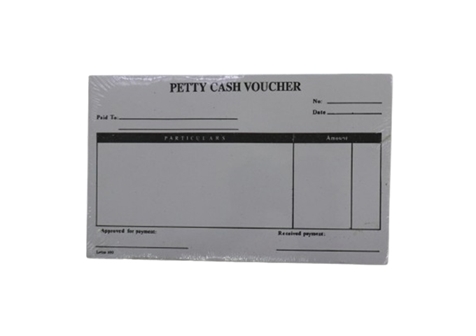 Petty Cash Form Duplicate 3 x 50 Sets 5x8