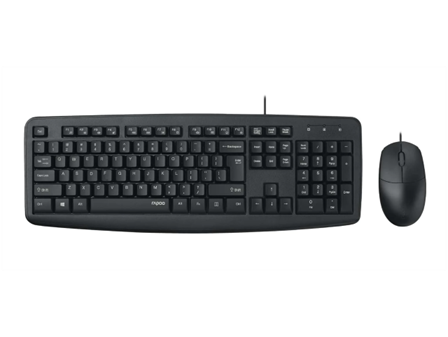 Rapoo NX1600 Wired Optical Mouse & Keyboard Combo