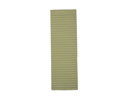 Veco Yellow Ruled Pad 1/2 Lengthwise