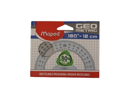 Maped Protractor 242180 plastic 12cm