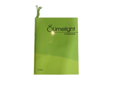Limelight Yarn Notebook LY880 Green 216 x 280mm
