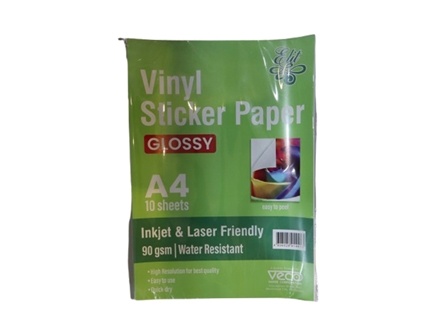 Veco Vinyl Sticker Paper A4 10S
