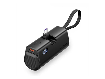 Vention Power Bank 4800mAh 22.5W Black