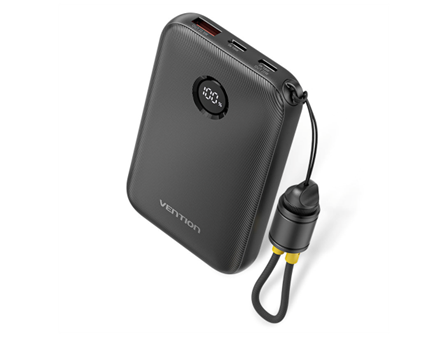 Vention 10000mAh Power Bank 22.5W Black