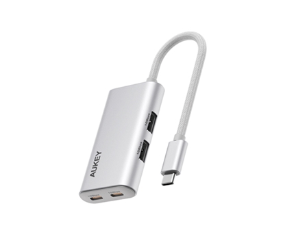 Aukey USB Hub Adapter UHCA01 Silver