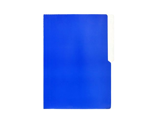 Click Folder Pre-Punched Letter Blue