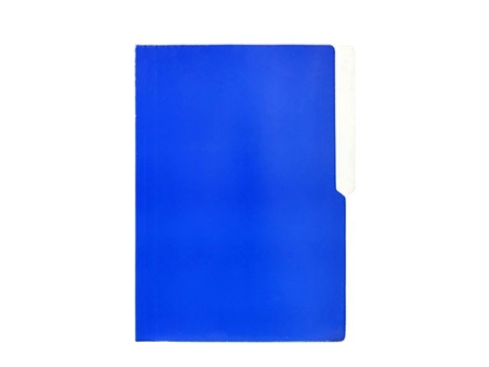 Click Folder Pre-Punched Letter Blue