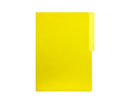 Click Folder Pre-Punched Letter Yellow
