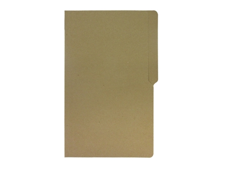 NonBrand Folder Pre-Punched 18PTS Legal Kraft 