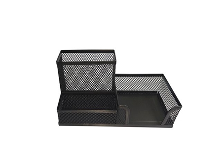 NonBrand Desk Organizer Metal 9605 Black 3 in 1 