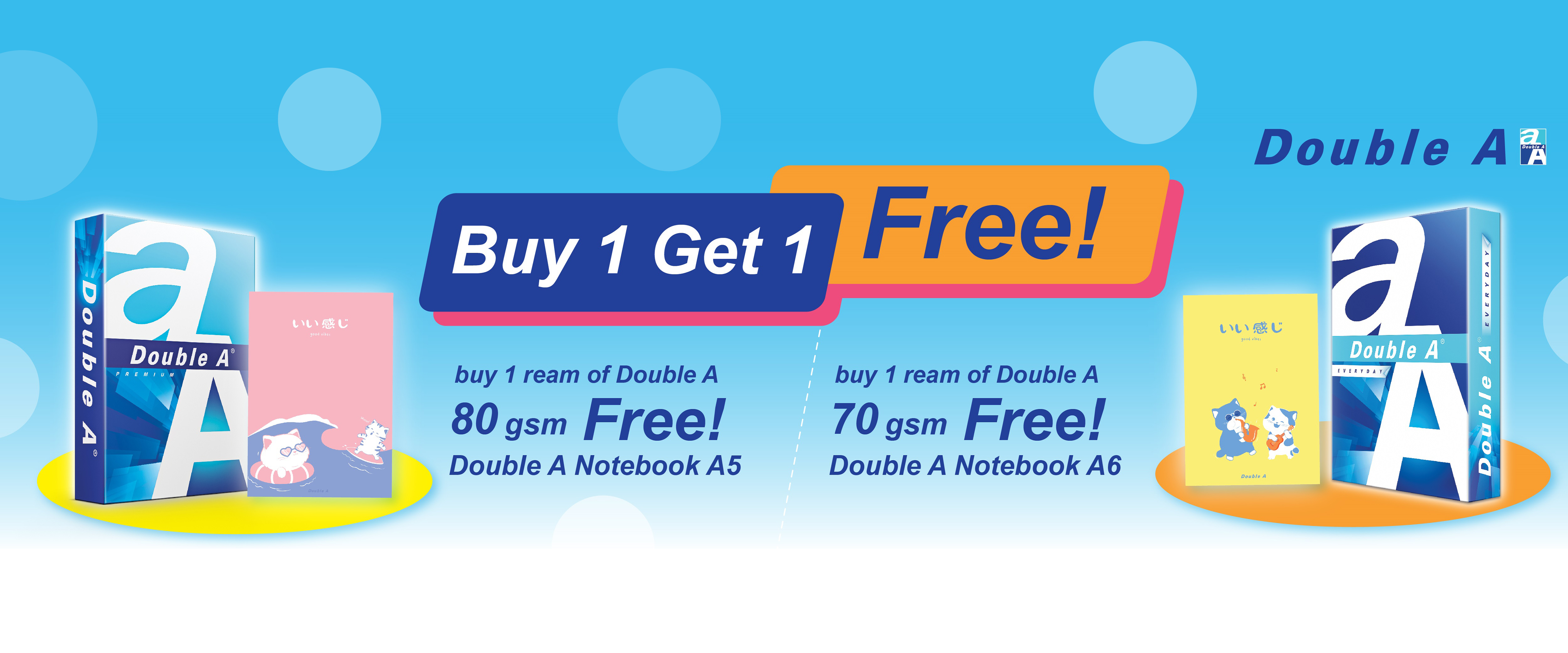 Double A Free A5 & A6 NB